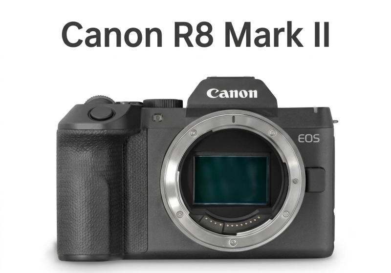 캐논 EOS R8 Mark II 실기기 유출, 기대했던 레트로는 어디에?