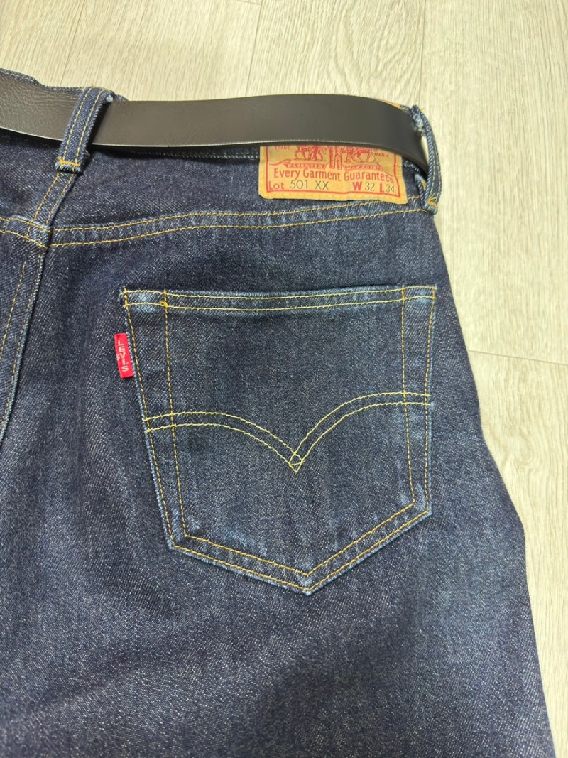 리바이스 lvc 55501 약 1년 에이징 후기