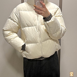 유니클로 패딩 세일 경량패딩 키즈160 사이즈 팁 성인여자 착샷 후기