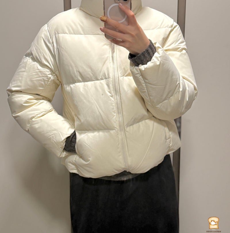 유니클로 패딩 세일 경량패딩 키즈160 사이즈 팁 성인여자 착샷 후기