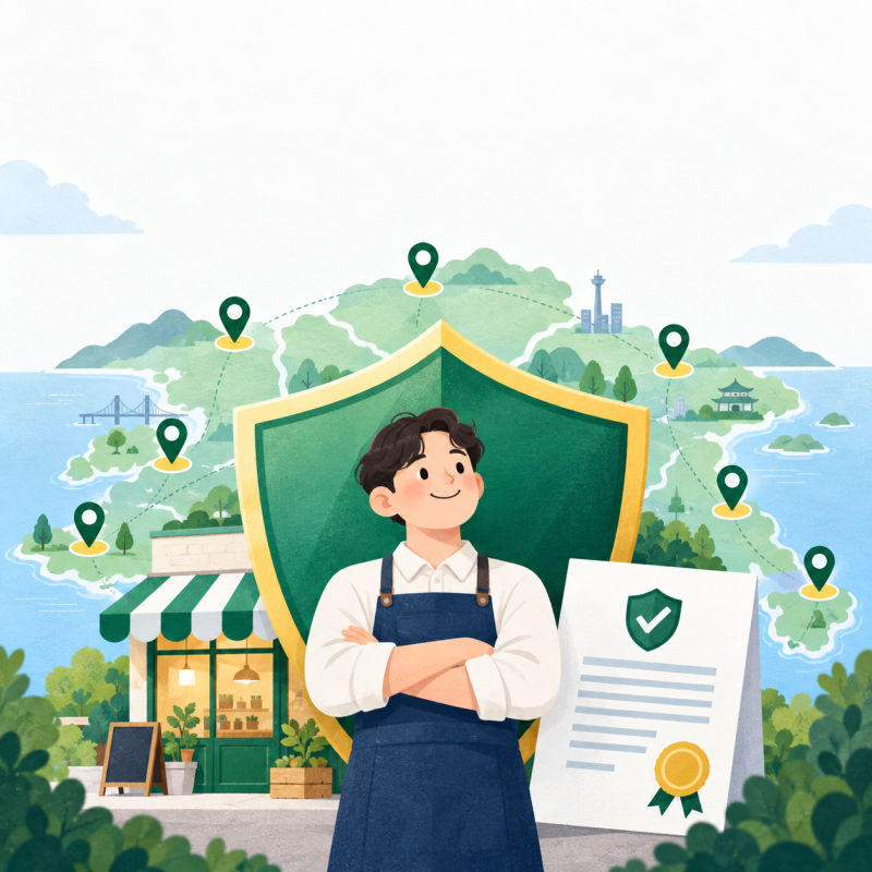 소상공인 무료 상생보험 가입방법, 7개 지역 모두 자동가입은 아닙니다