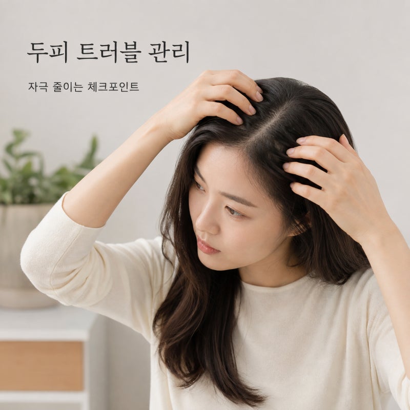머리속 두피 트러블 종류(모낭염, 여드름, 뾰루지)와 홈케어관리법