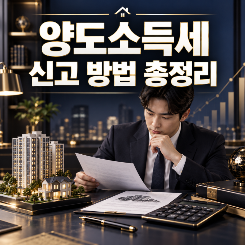 양도소득세 신고 방법 총정리