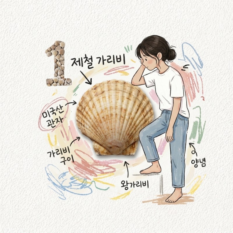 살은 없고 껍데기만 냉동 가리비살 자숙 가리비살 가리비 제철 미국산 관자 가리비 구이 양....