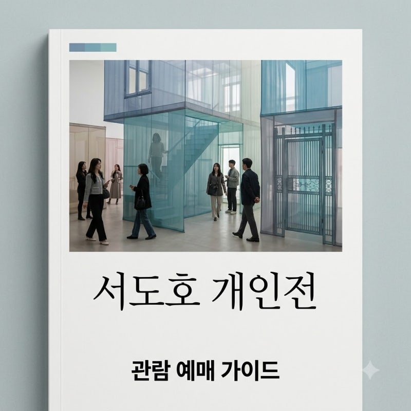 서도호 전시 국립현대미술관 서울 예매 방법과 필수 관람 포인트