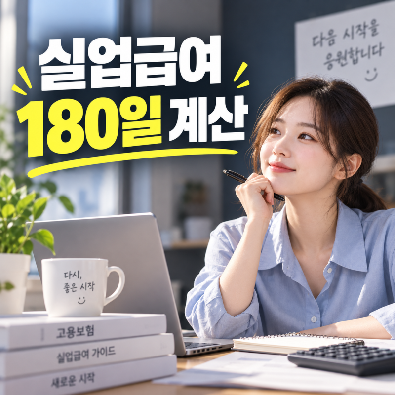 실업급여 180일 계산 방법｜주말·공휴일 포함 여부와 확인법