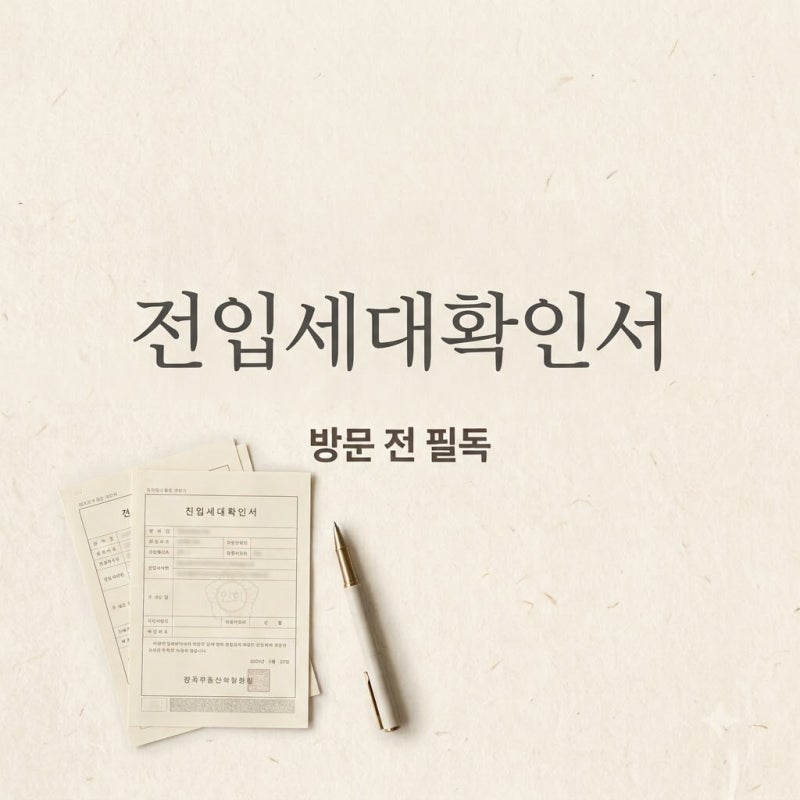 전입세대확인서 온라인 발급인 줄 알았는데 직접 가야 하네요