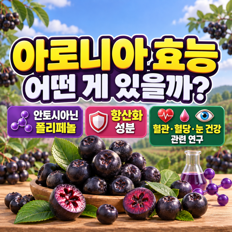 아로니아 효능, 효과는? 먹는법과 부작용까지 총정리