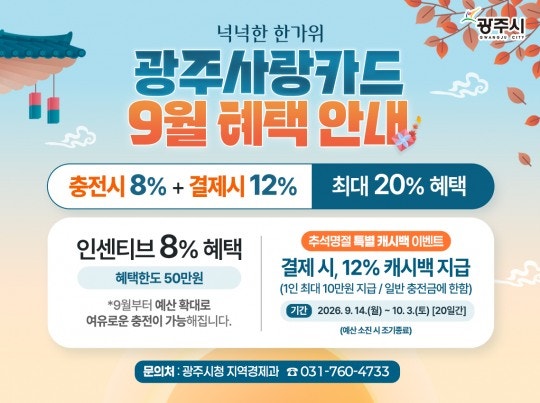 광주 추석 혜택, 지역사랑상품권과 온누리상품권으로 알뜰하게 챙기는 법