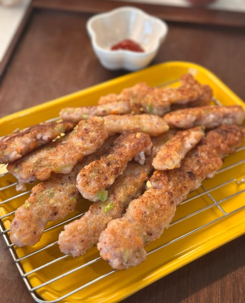 아기 수제어묵 레시피 유아식 간편한 오뎅만들기 아기오징어볼