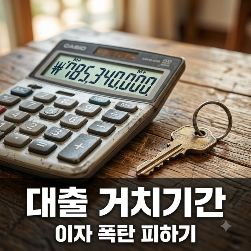 "이자만 내면 끝인 줄 알았는데.." 대출계산기 거치기간 3년 설정 시 벌어지는 일