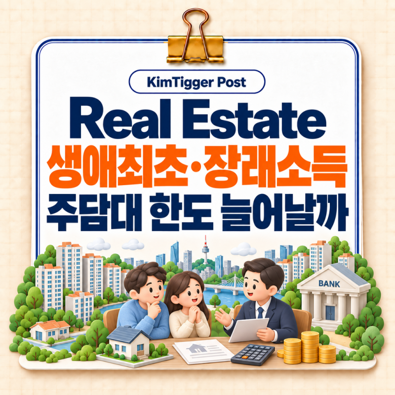 집 상속 이력 있어도 생애최초 인정될까? 장래소득 주담대 한도 총정리