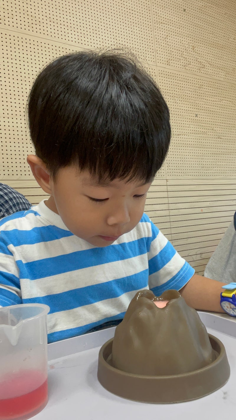 유아 과학 l 집에서도 할 수 있는 엄마표 화산 폭발 실험, 오전동가족센터 <팡! 팡! 과학 실험....