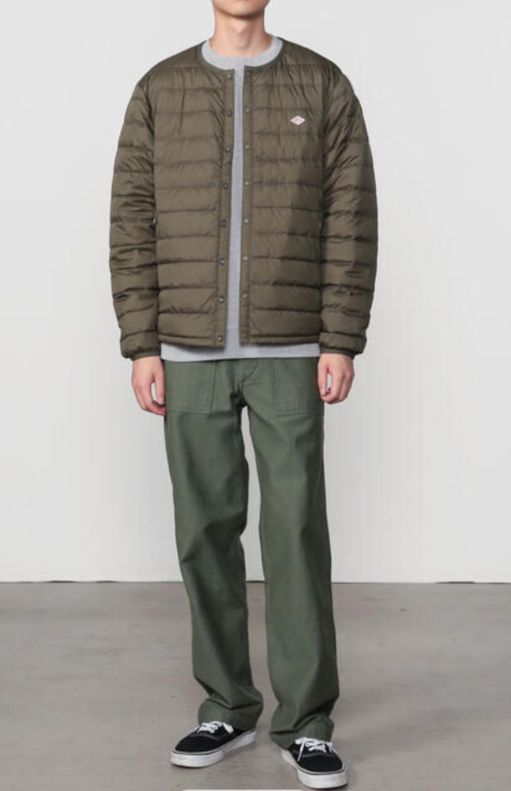 26FW | 단톤 크루넥 이너다운 경량패딩 자켓 MEN
