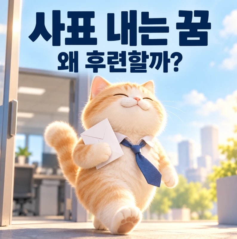 사표 내는 꿈, 퇴사하고 후련했다면 정말 그만두고 싶은 걸까?
