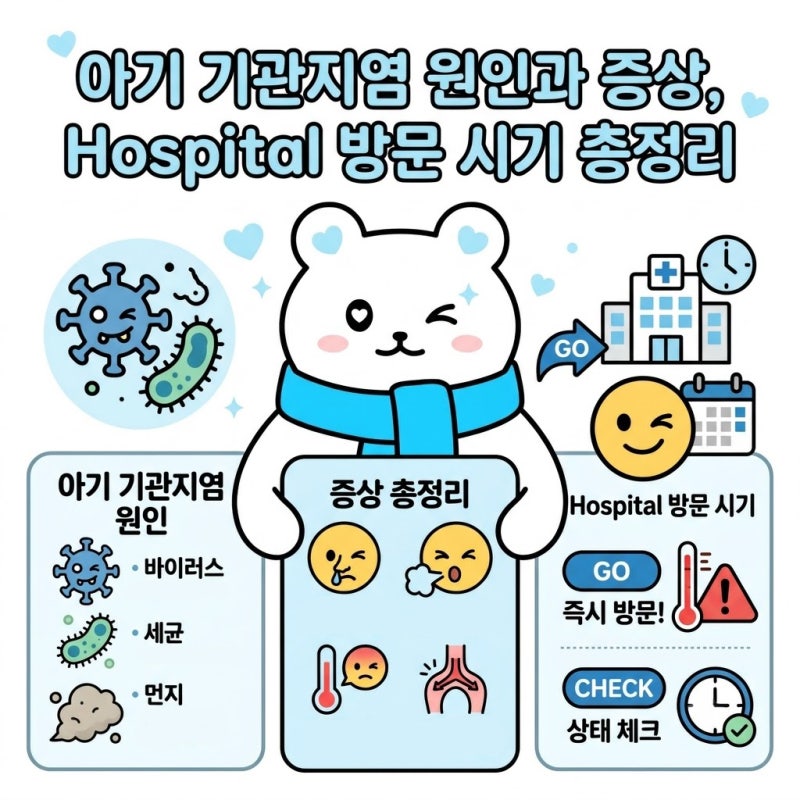 아기 기관지염 원인과 증상, 병원 방문 시기 총정리