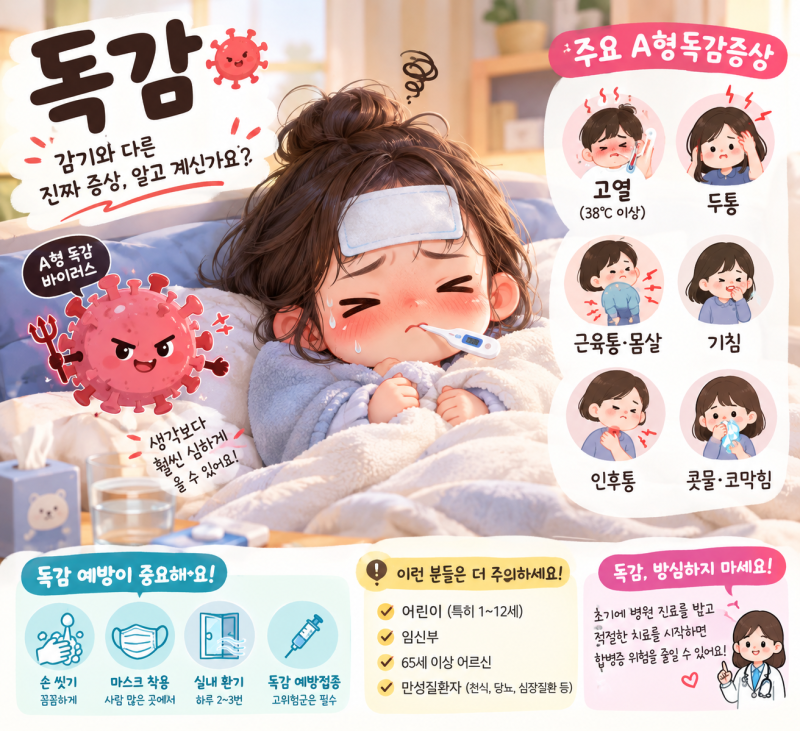 A형독감증상 요즘 왜 이렇게 많을까? 전염기간부터 독감약 시기까지