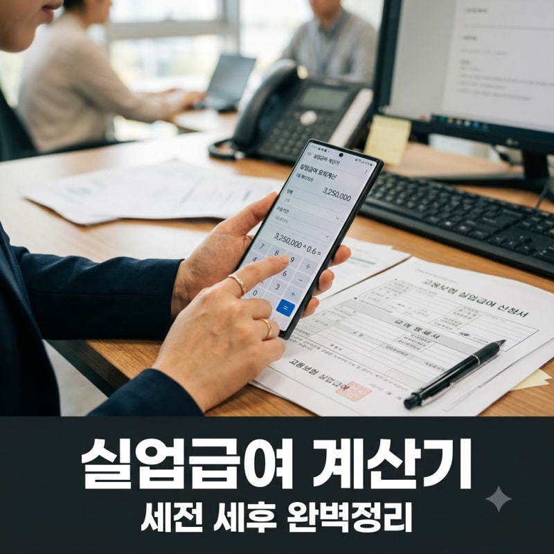 "세전일까 세후일까?" 실업급여계산기 돌려보고 깜짝 놀란 이유.. 2027년 바뀌는 수령액까지