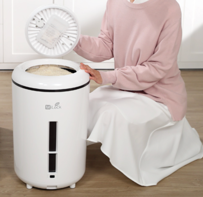 냉장 쌀통 아닌 진공쌀통 추천! 무선진공쌀통 쌀보관통·잡곡통 20KG 밀폐 쌀보관으로 쌀벌레....