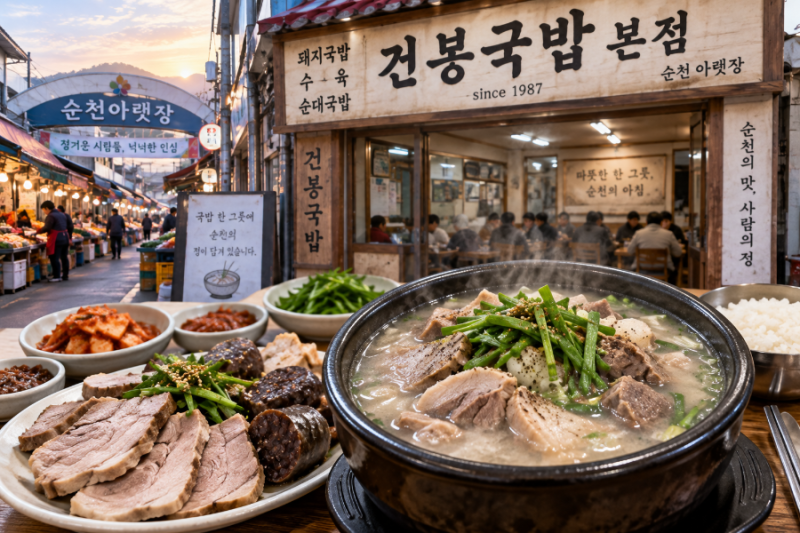 순천 아침식사 맛집 BEST 7｜웃장 국밥부터 짱뚱어탕·남도백반까지