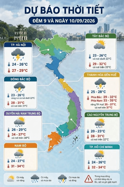 베트남 9월 날씨 총정리｜하노이·다낭·나트랑·호치민 여행 어디가 좋을까?