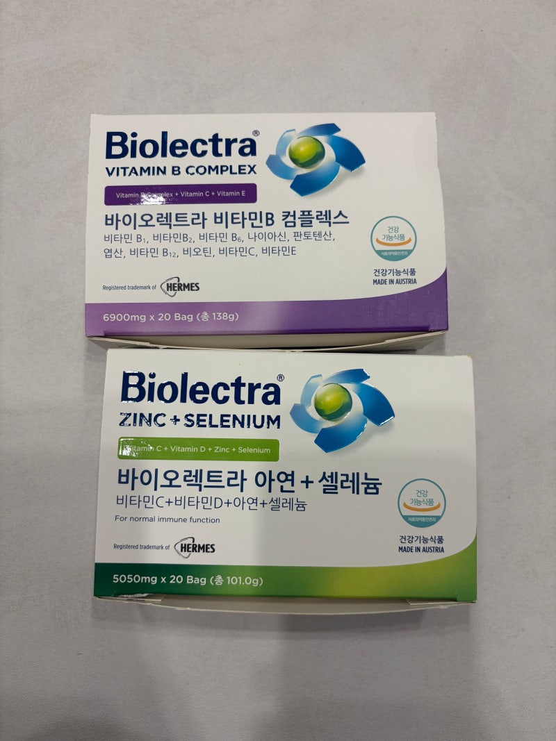 바이오렉트라 아연+셀레늄 &비타민B컴플렉스 AWW에서 꾸준히 구매하는 내돈내산