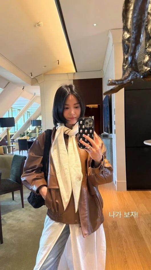 송혜교 단발머리 가을 느낌 착장 근황, 차기작 천천히 강렬하게