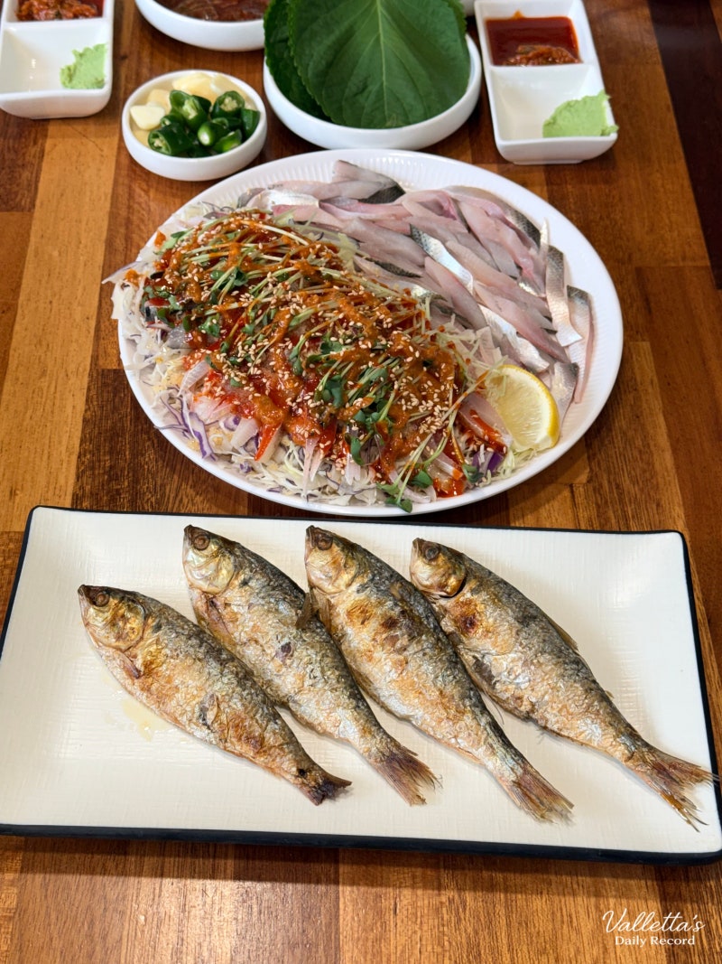 서울 용산 전어 맛집 용리단길 제철회 횟집 목포명가 용산점