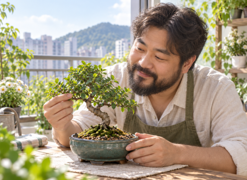 초보 분재 키우기 시리즈 전체 보기｜분재 입문부터 물 주기·가지치기·월동까지
