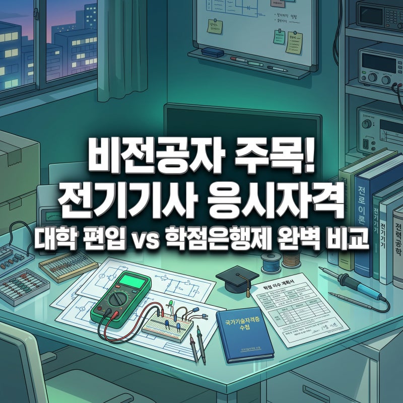 전기기사 응시자격 비전공자 대학 재입학과 학점은행제 분석