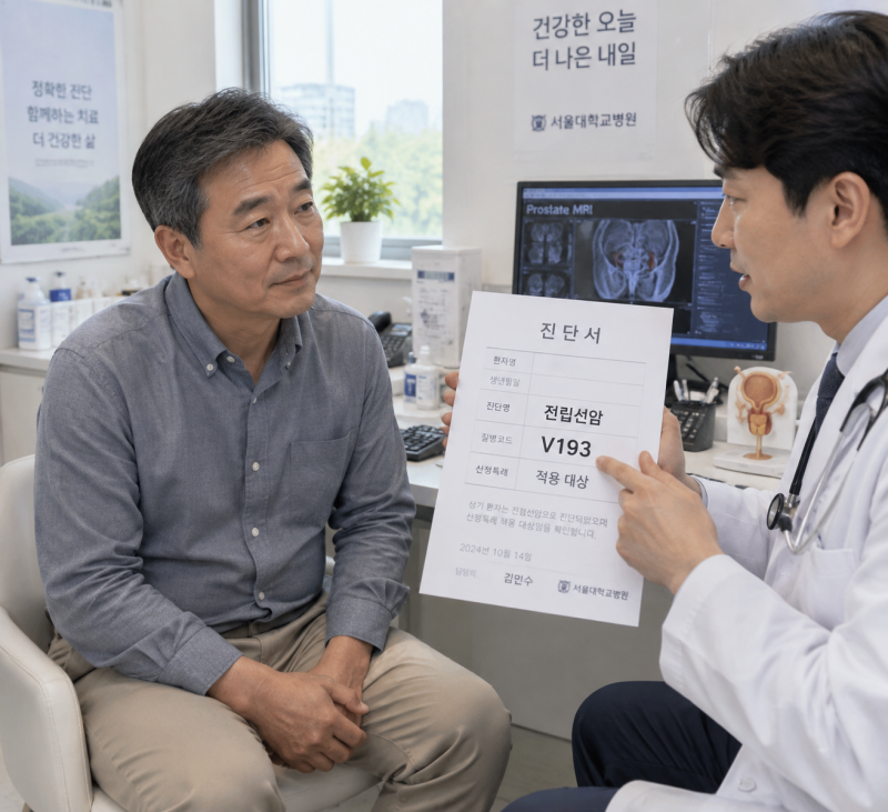 [보험코드 시리즈 ②] 남성이 알아야 할 대표 코드 — 전립선암이 남성암 1위가 된 이유