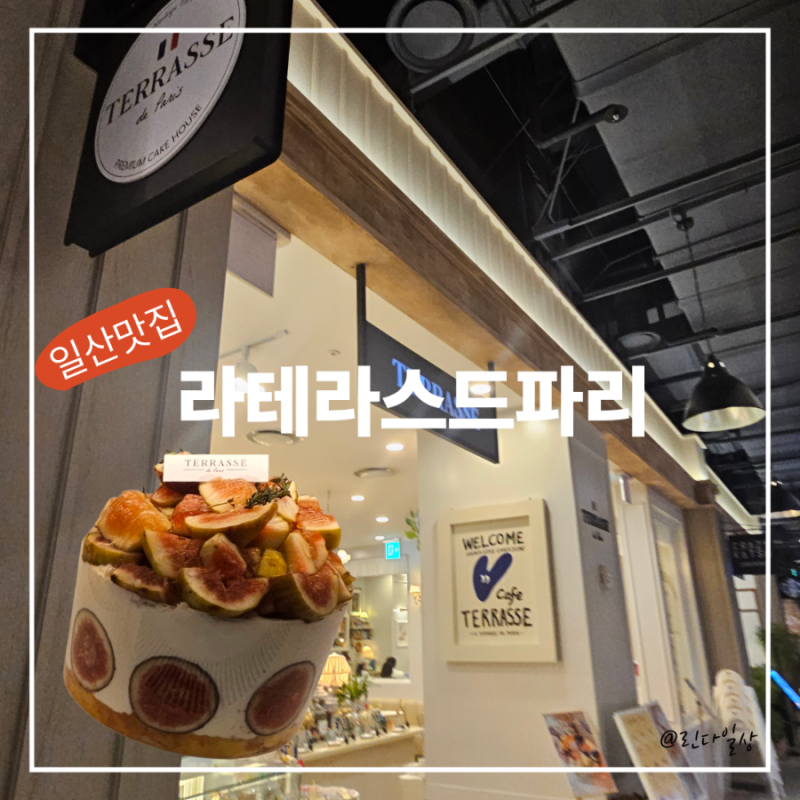 [일산맛집] 남편이 사준 생일 케이크! 라테라스드파리 무화과케이크 웨돔 품절 뚫고 현대백....