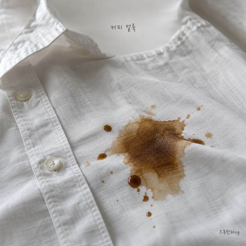 아끼는 옷에 커피를 쏟았다면,세탁 전 무엇부터 할까요?… 커피 얼룩 응급처치