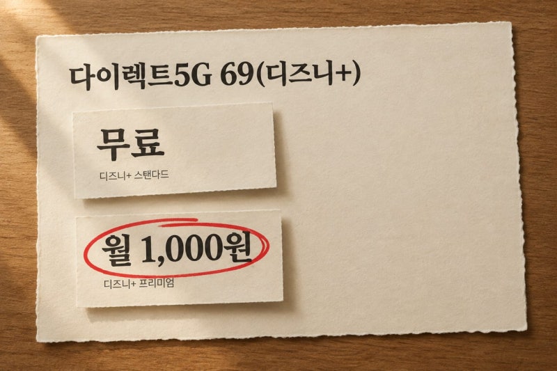 디즈니플러스 할인 SKT 2026, 가입 가능한 요금제는 하나