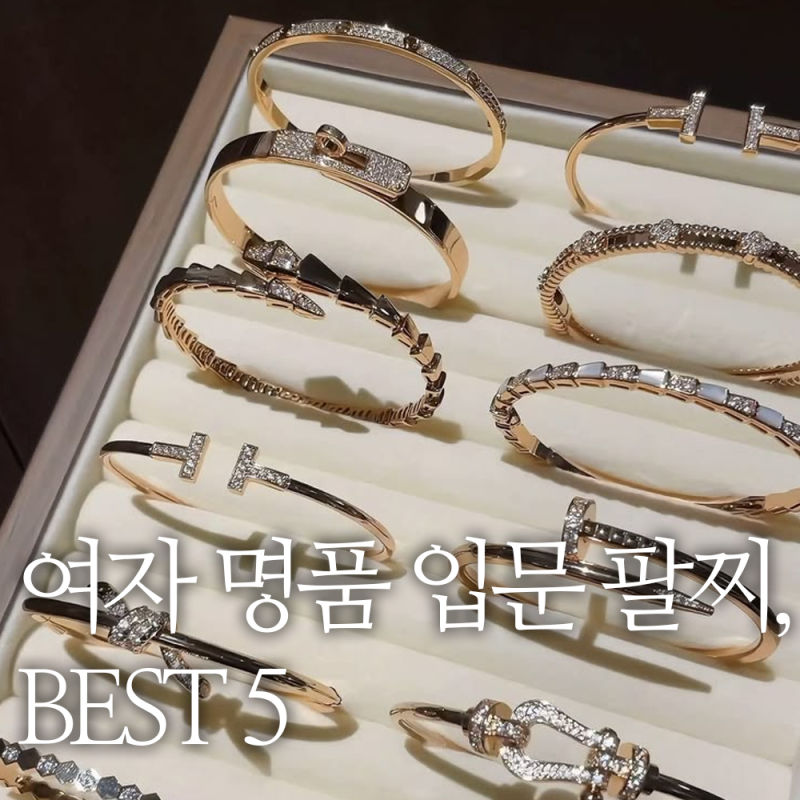 여자 명품 입문 팔찌 추천 BEST 5｜까르띠에 반클리프 티파니 쇼메 에르메스 비교 분석