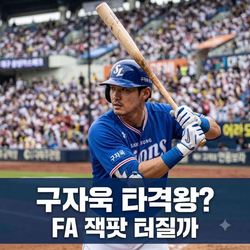 12년 기다린 구자욱, 생애 첫 타격왕 잡을까? FA 대박 예고!