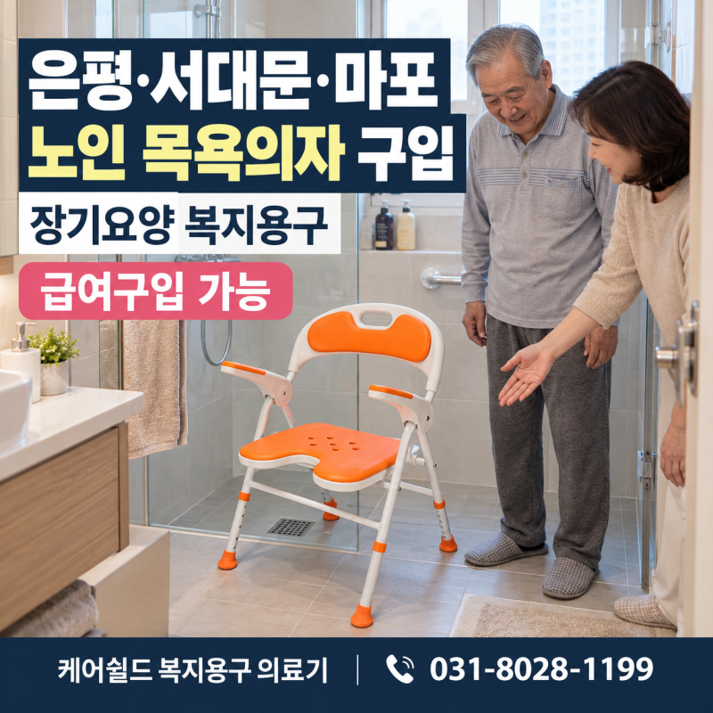 서울 은평·서대문·마포 목욕의자 급여구입, 부모님 욕실 샤워의자 노인장기요양 복지용구 ....