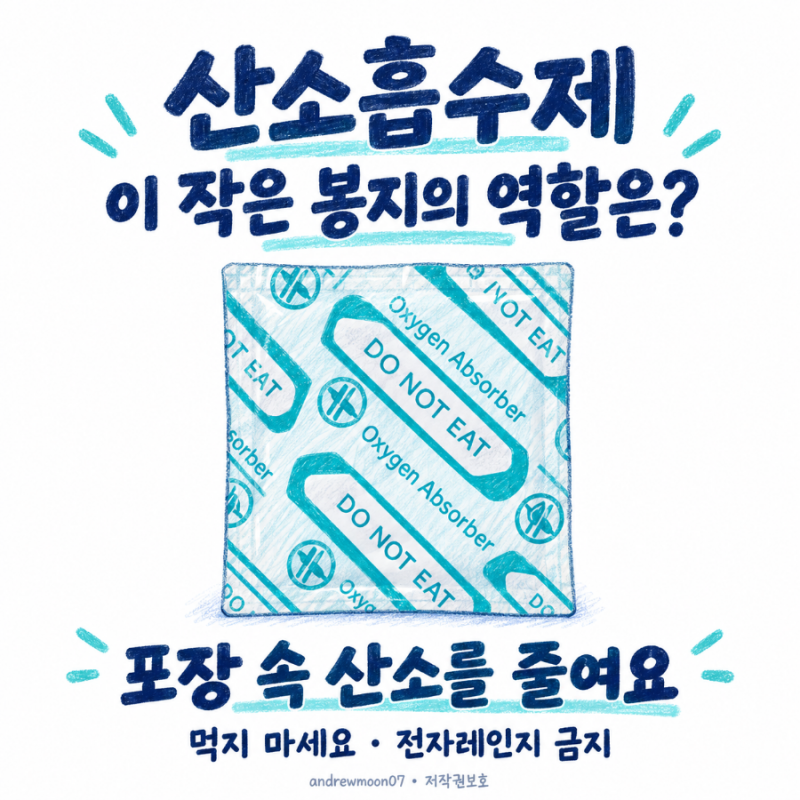 산소흡수제 ㅡ oxygen absorber.