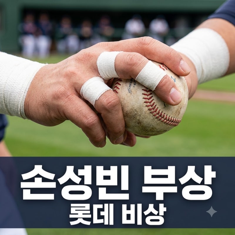 111경기 뛴 롯데 손성빈, 뜻밖의 전력 이탈.. 무슨 일?