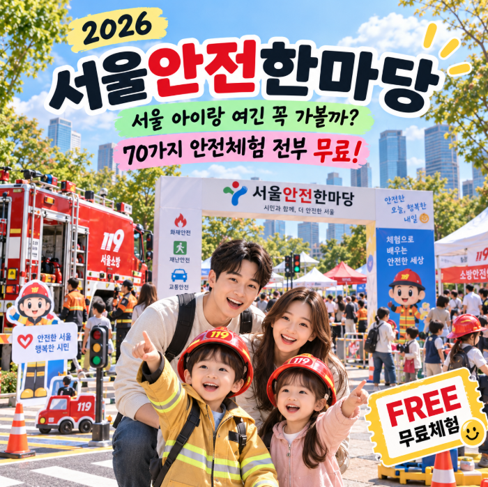 Places to Go with Kids in Seoul: 2026 Seoul Safety Festival - Free Experiences, Reservations, and Parking Guide