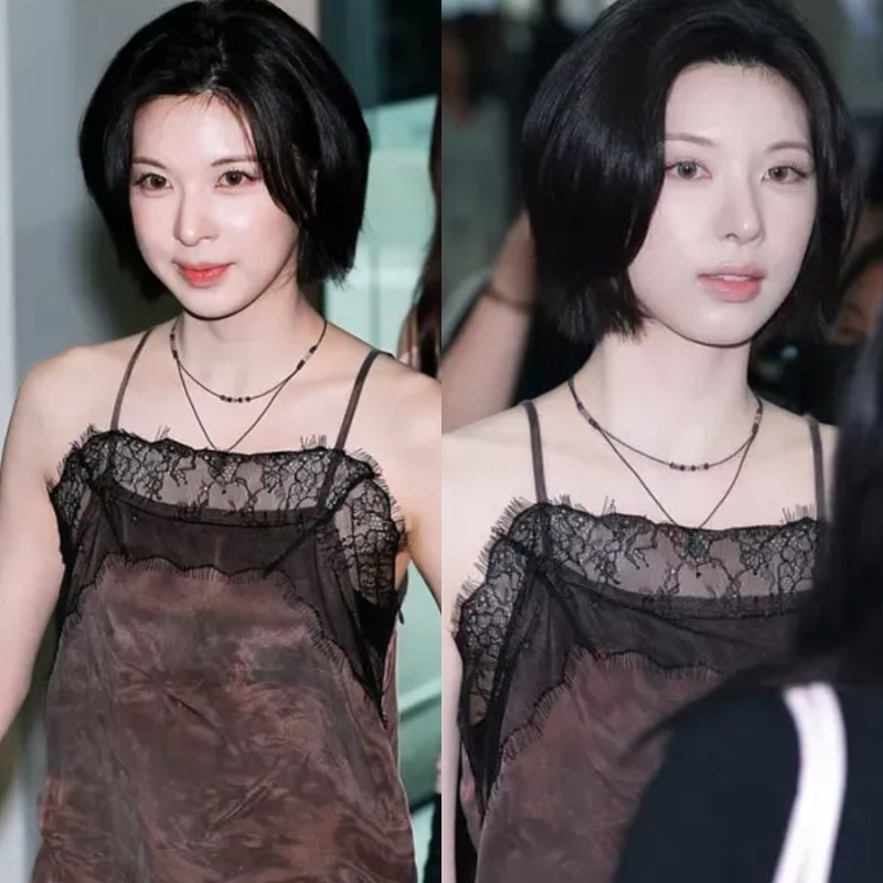 “이 조합을 공항에서?” 엔믹스 배이, 공항패션 제대로 취향 갈리겠네