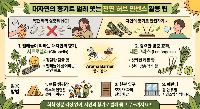 모기, 초파리 쫓는 데 천연 허브 인센스가 진짜 효과 있을까?