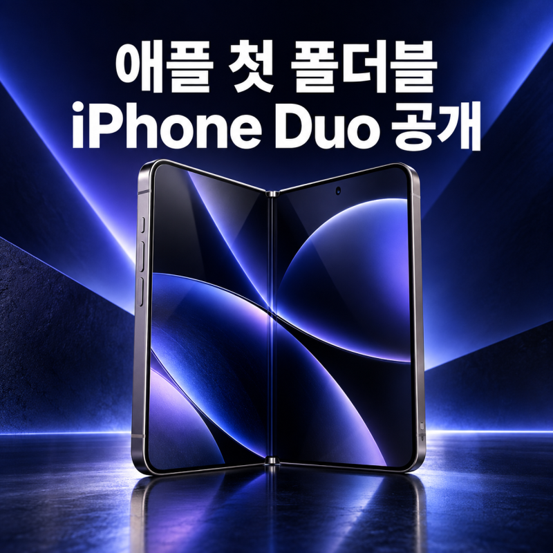애플 첫 폴더블 ‘iPhone Duo’ 공개…한국 가격 329만원부터