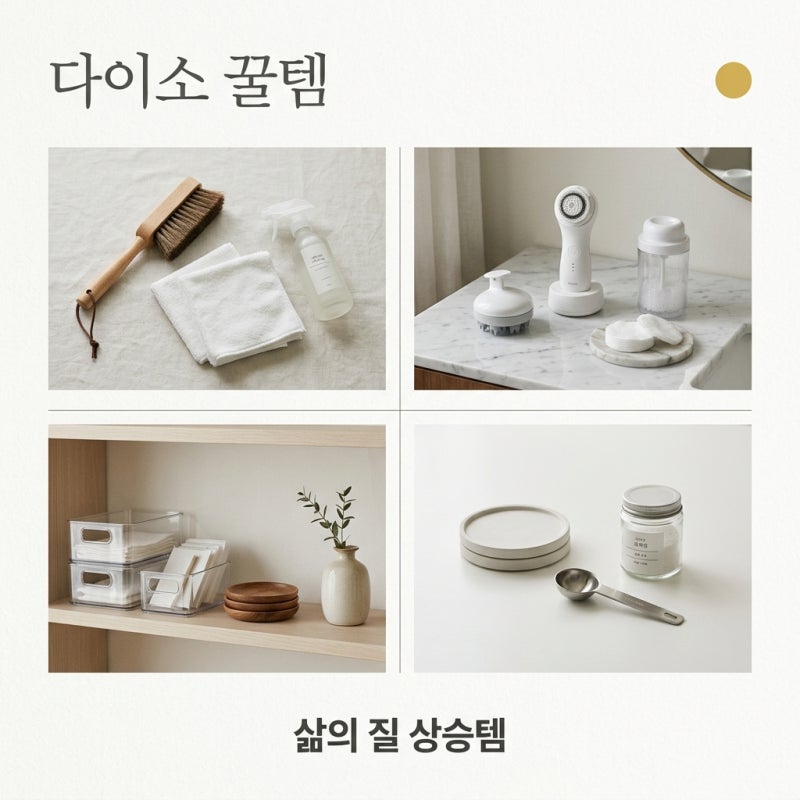 다이소 숨은 꿀템 4가지 추천! 삶의 질 수직 상승하는 가성비 찐템 정리
