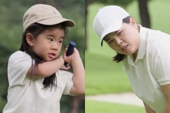 38개월 맞아?” 박인비 딸 인서, 골프채 잡더니 깜짝 놀랄 칩샷…엄마 DNA