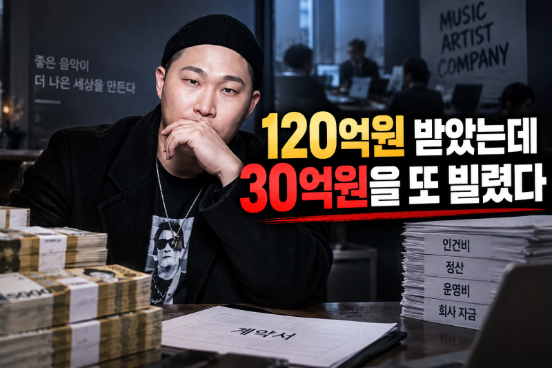 120억원 받고도 30억원을 더 빌렸다｜스윙스가 회사를 살리기 위해 감당한 돈