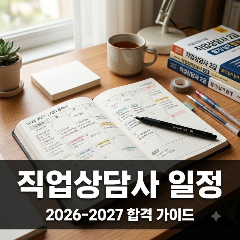 "올해 마지막 기회?" 직업상담사2급시험일정 확인 안 하면 내년까지 기다려야..