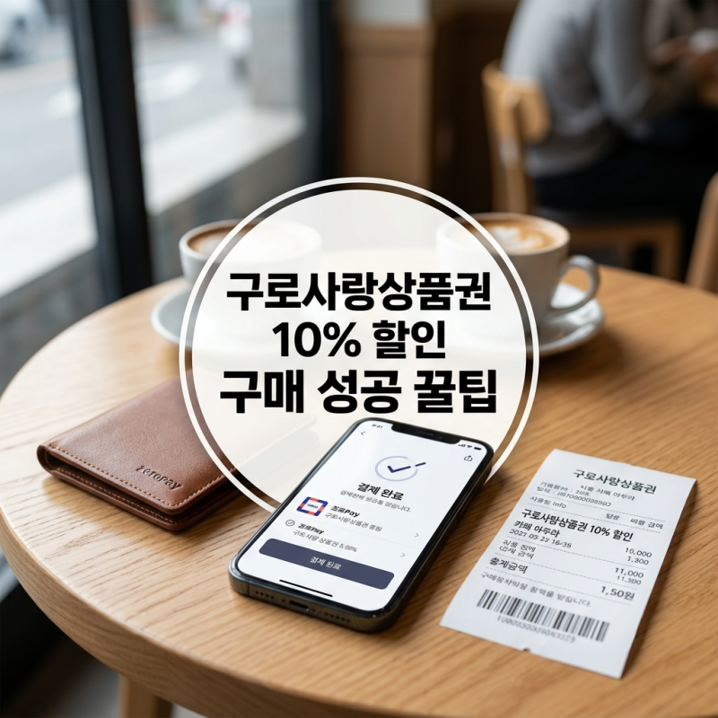 구로사랑상품권 구매 성공 꿀팁 서울페이 발행시간 10% 혜택 총정리