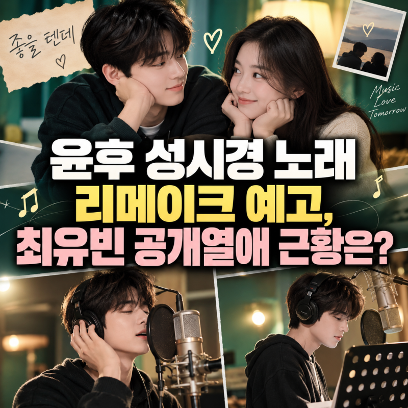 윤후 성시경 노래 리메이크 예고, 최유빈 공개열애 근황은?