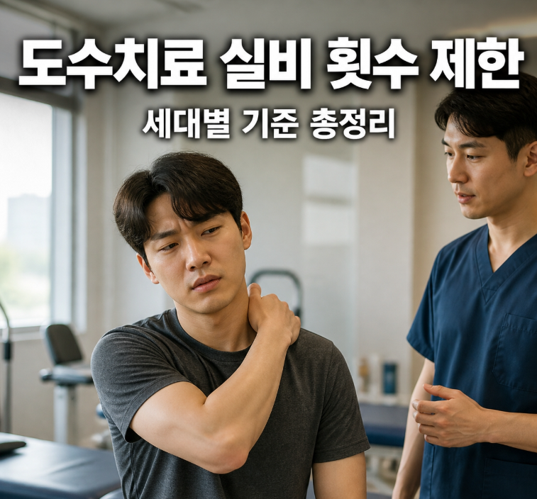 도수치료 실비보험 횟수 제한 기준: 4세대 실손보험 연간 보장 횟수, 비급여 할증 제도